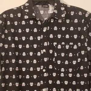 Star Wars Storm Trooper Button Up